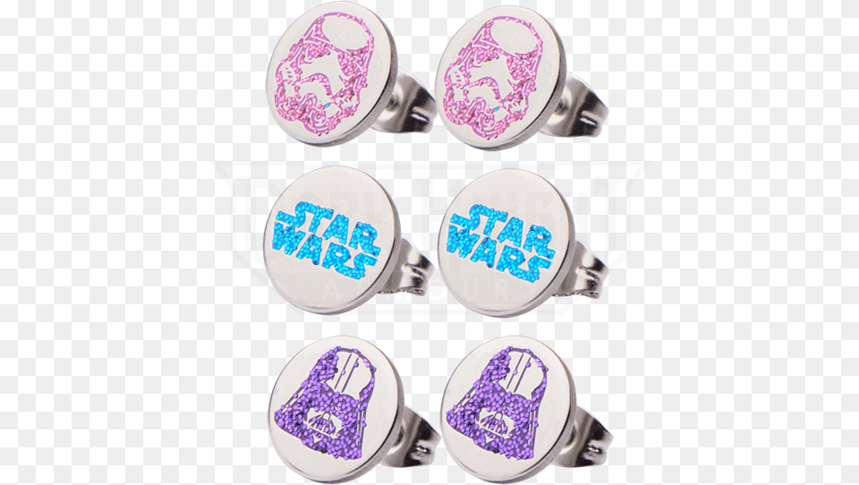 Star Wars Galactic Empire Enamel Stud Earring Set Solid, Accessories, Jewelry, Pattern, Ring Free Png Download