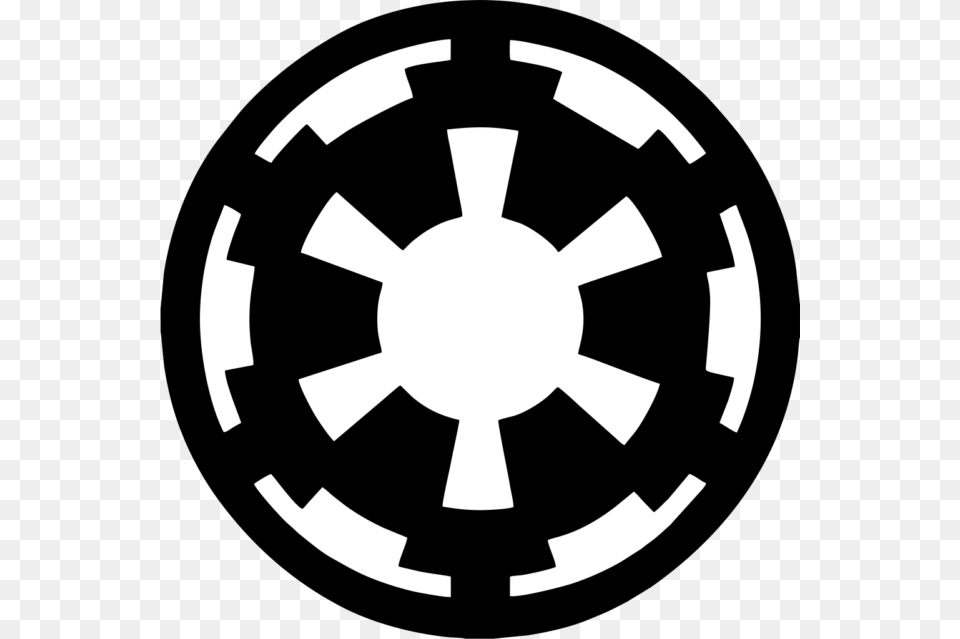 Star Wars Galactic Empire Logo, Stencil, Machine, Wheel Free Png Download