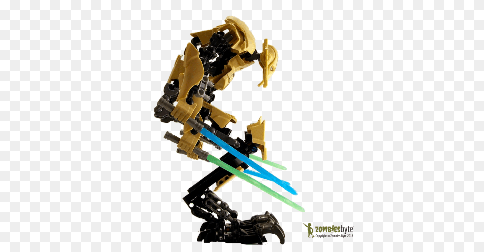 Star Wars General Grievous Action Figure, Toy, Robot Png Image