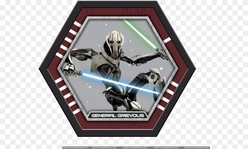Star Wars General Grievous Download Star Wars Hexagon Cards, Adult, Male, Man, Person Free Transparent Png