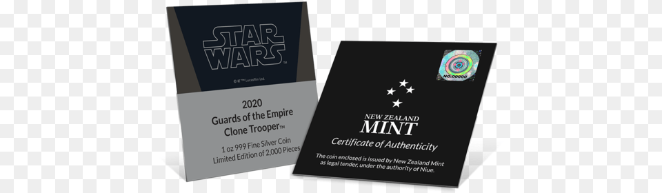 Star Wars Guards Of The Empire Clone Trooper 1oz Silver Star Wars, Paper, Text, Business Card Png