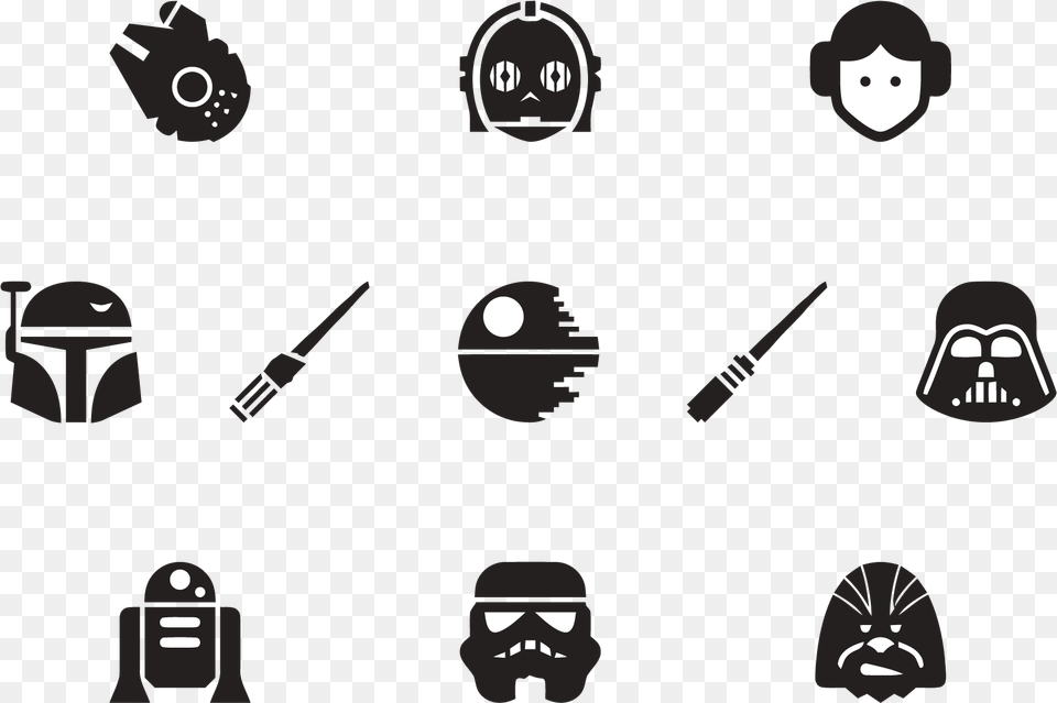 Star Wars Icons Svg, Baby, Person, Face, Head Png Image