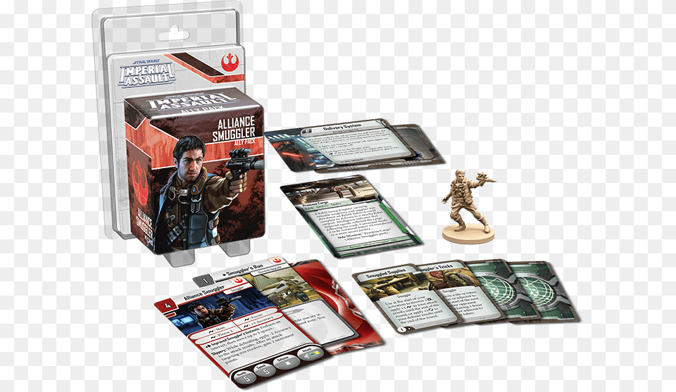 Star Wars Imperial Assault Alliance Smuggler Ally Pack, Advertisement, Poster, Adult, Male Png Image