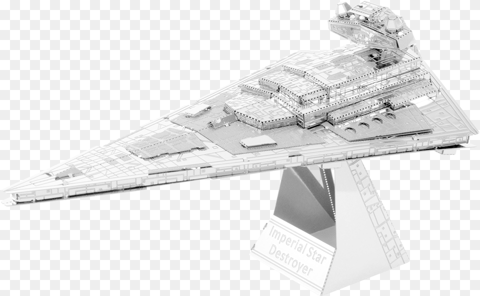 Star Wars Imperial Star Destroyer 3d Metal Model Star Wars, Cad Diagram, Diagram, Aircraft, Airplane Png Image