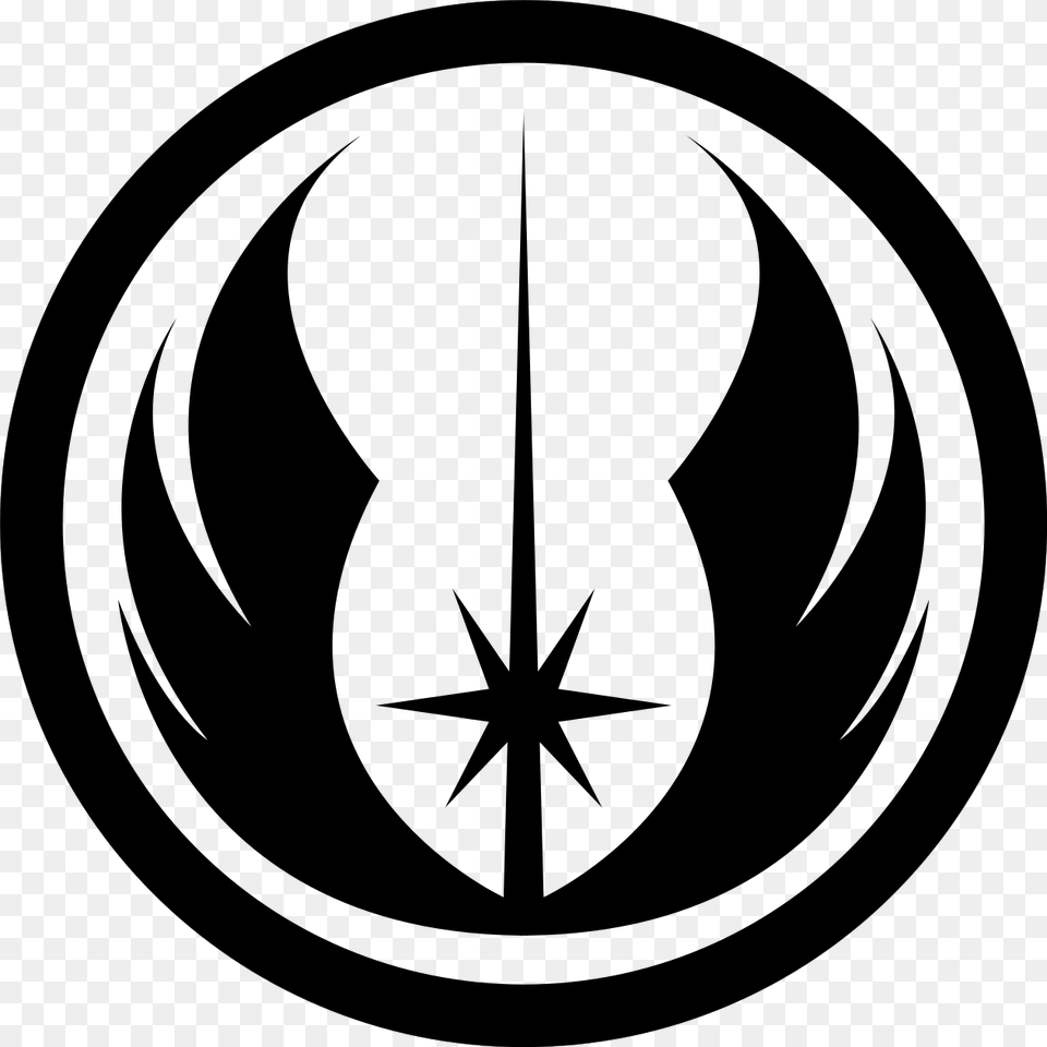 Star Wars Jedi Logo, Gray Free Transparent Png