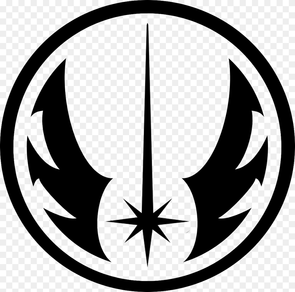 Star Wars Jedi Logo, Gray Free Png