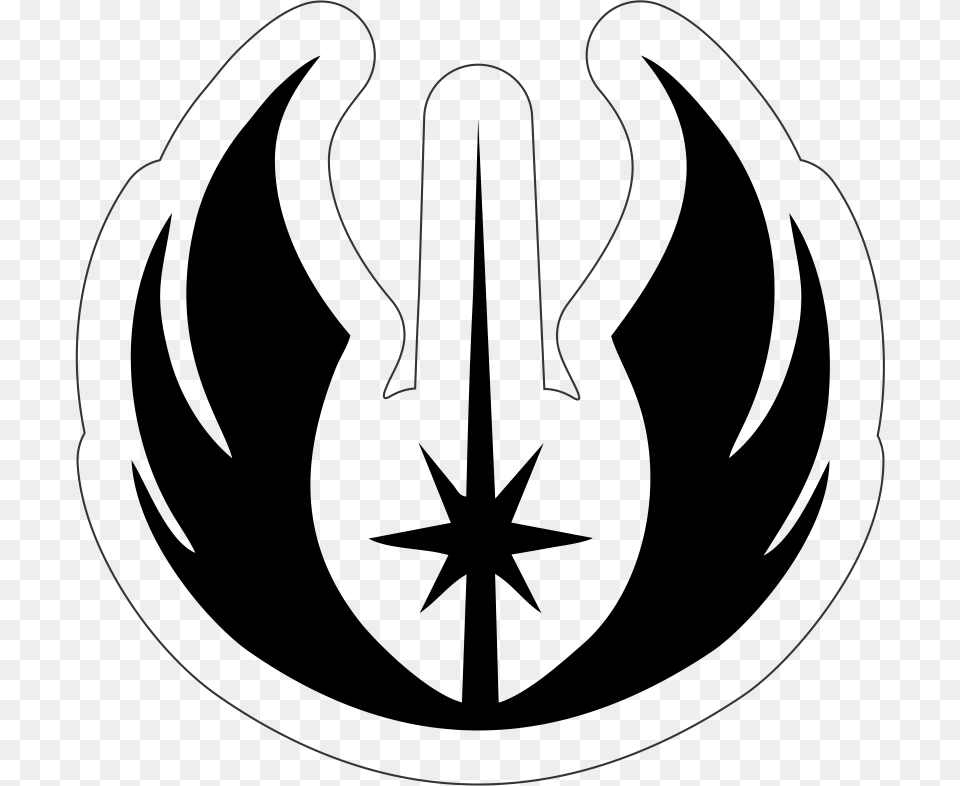 Star Wars Jedi Logo Jedi Star Wars, Ammunition, Grenade, Weapon, Stencil Free Transparent Png