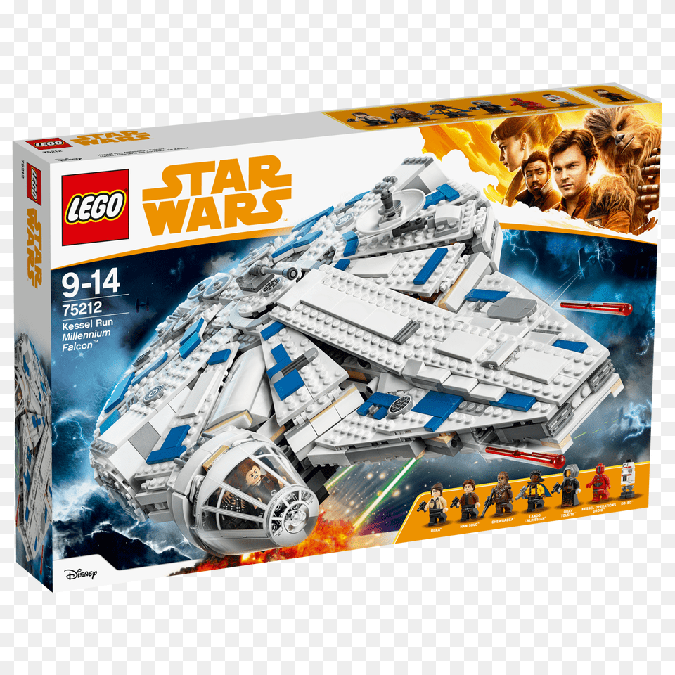 Star Wars Kessel Run Millenium Fal Lego, Aircraft, Vehicle, Transportation, Spaceship Png Image