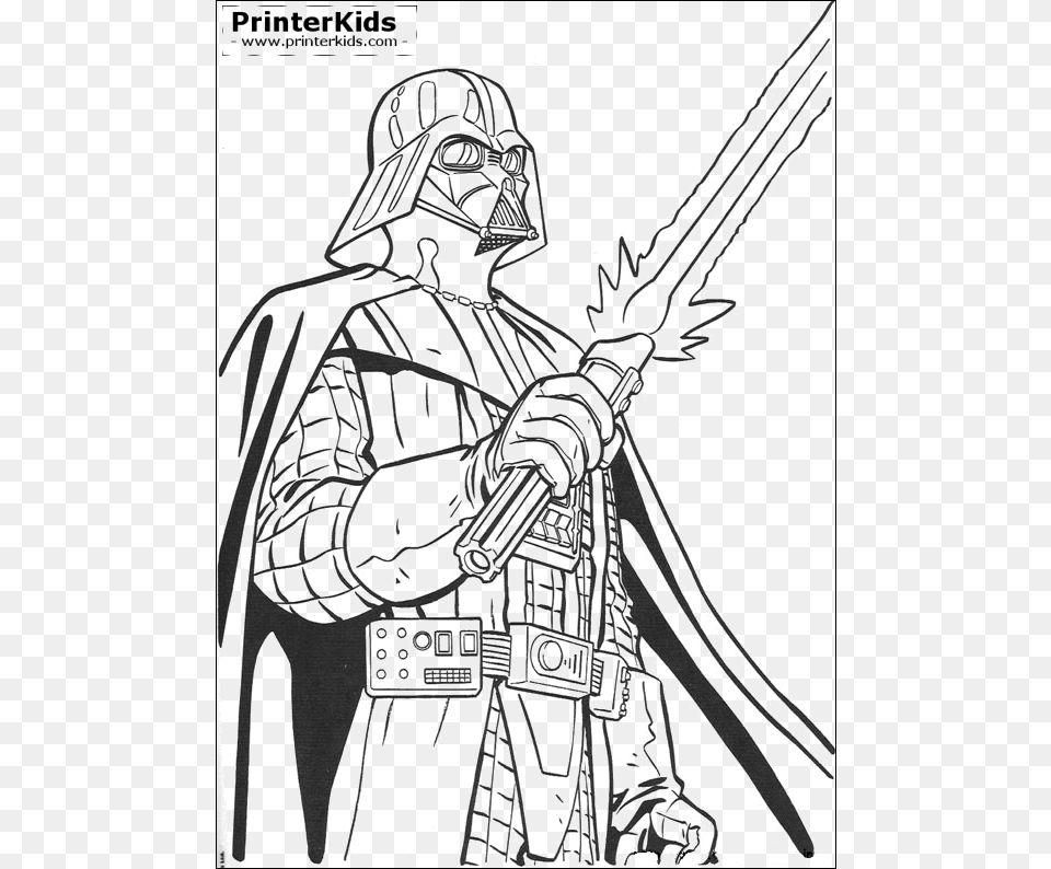 Star Wars Kids Adult Coloring Pages Star Wars, Book, Comics, Publication, Male Png Image