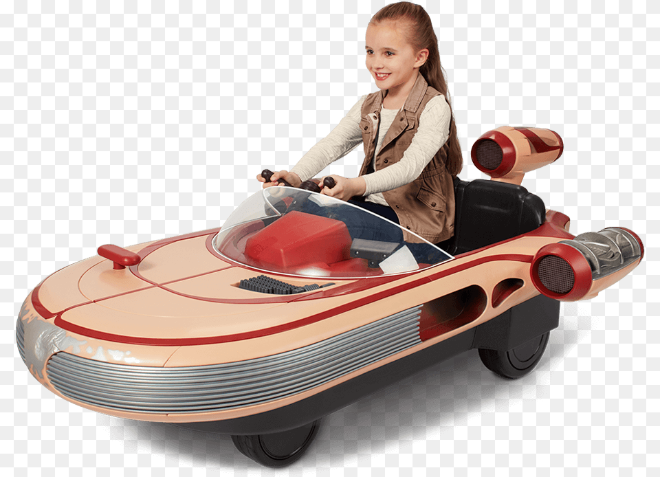 Star Wars Landspeeder Ride, Child, Female, Girl, Person Png