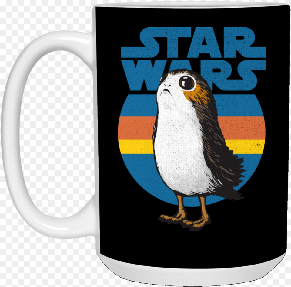 Star Wars Last Jedi Mug, Cup, Animal, Bird, Beverage Png