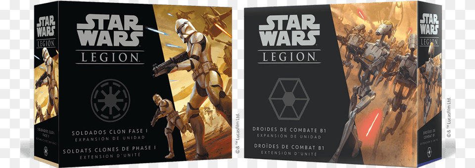Star Wars Legion Phase I Clone Troopers Unit Expansion, Publication, Book, Adult, Person Free Png Download