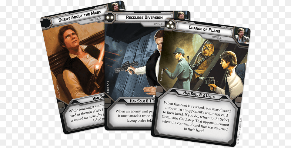 Star Wars Legion Rebel Command Cards, Adult, Publication, Person, Man Free Png Download
