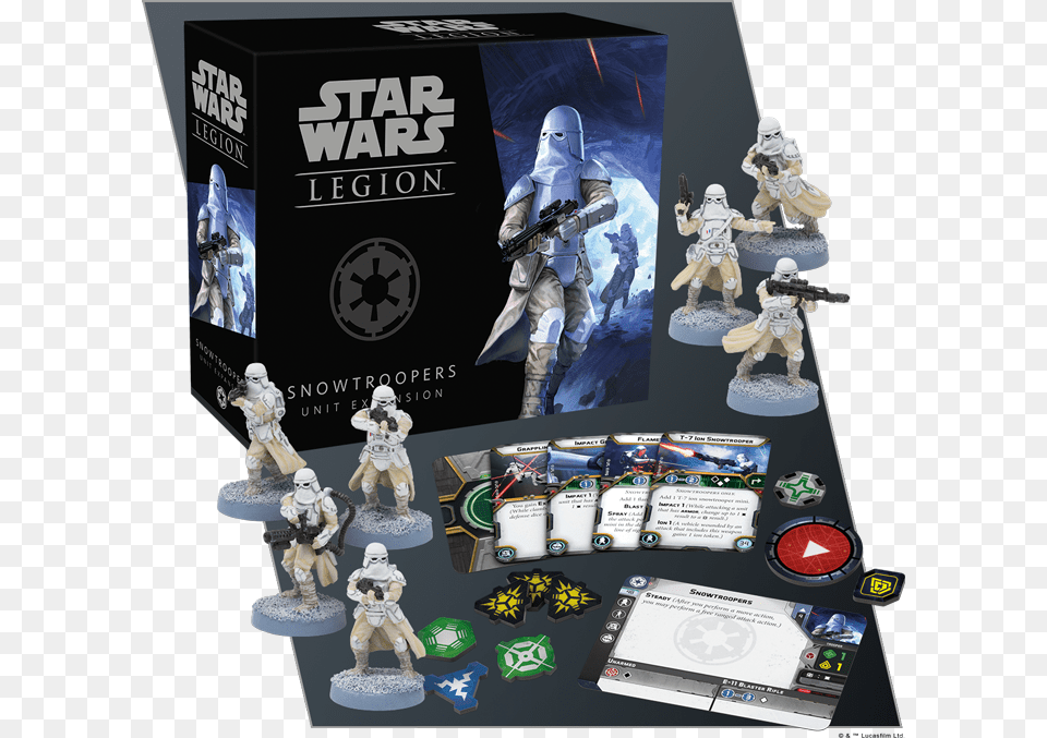 Star Wars Legion Snowtroopers Unit Expansion, Adult, Male, Man, Person Free Png Download