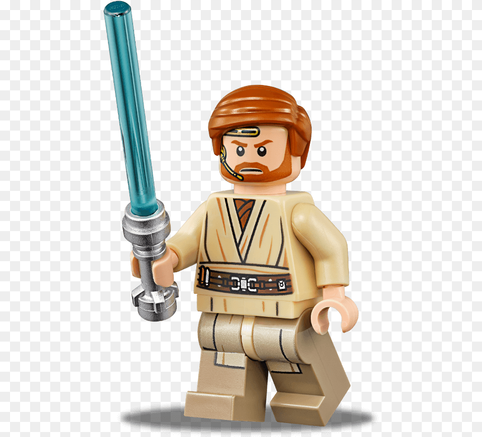 Star Wars Lego Minifigure Obi, Figurine, Baby, Person, Face Png