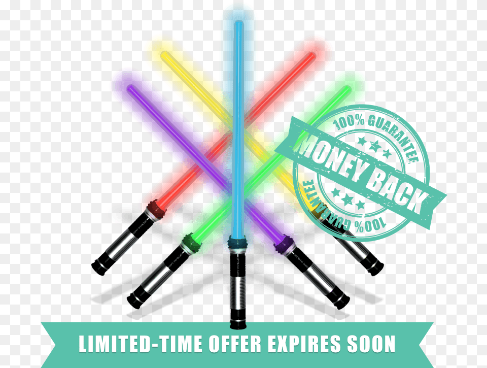 Star Wars Lightsaber Clock Transparent, Light, Device, Screwdriver, Tool Png Image