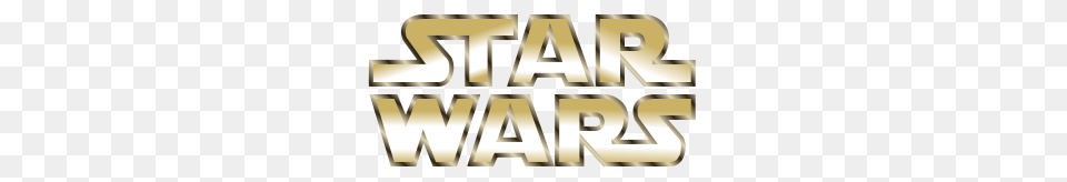 Star Wars Logo, Gold, Text Free Png Download