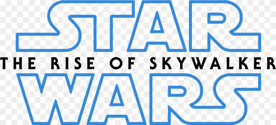 Star Wars Logo Blue Star Wars Rise Of Skywalker Logo, Light, Scoreboard, Text Free Png