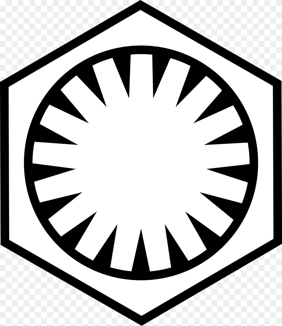 Star Wars Logo Clipart Clip Art First Order Kylo Ren Logo, Machine, Wheel, Symbol Free Png