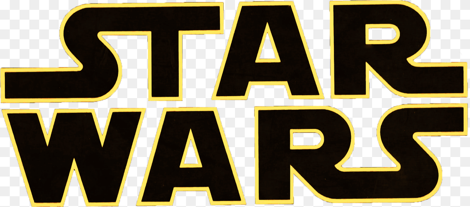 Star Wars Logo Gold, Text, Symbol Png Image