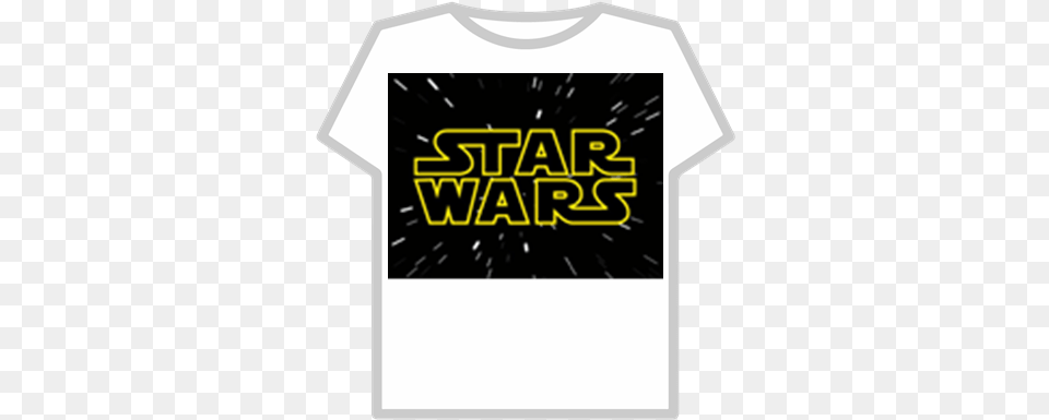 Star Wars Logo Roblox Star Wars, Clothing, T-shirt, Shirt Free Png