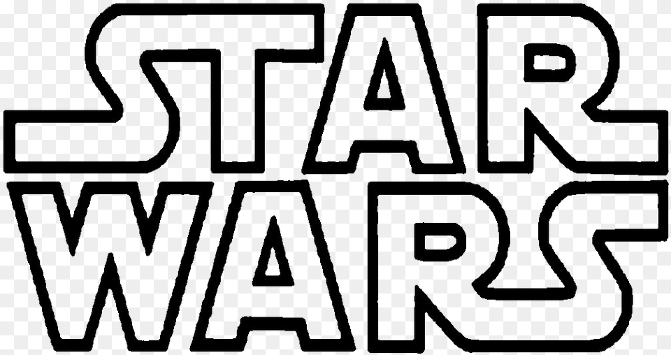 Star Wars Logo White, Text Png
