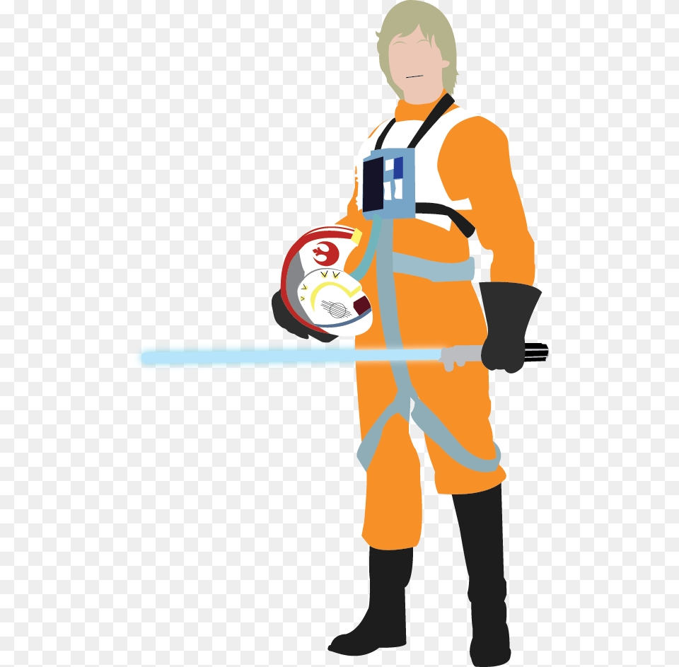 Star Wars Luke Clipart Clipart Library Download Luke Luke Skywalker Vector, Adult, Person, Man, Male Png Image