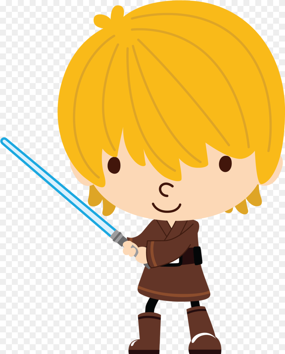 Star Wars Luke Skywalker By Chrispix326 Star Wars Clipart, Baby, Person, People, Sword Png