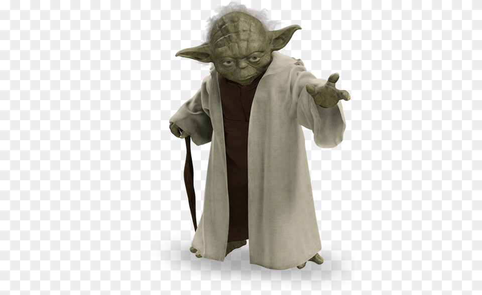 Star Wars Maestro Jedi Transparent Star Wars Characters Yoda, Clothing, Coat, Fashion, Costume Free Png Download