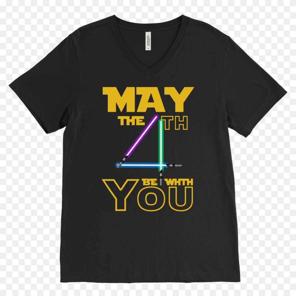 Star Wars May The Be With You Shirt Isonicgeek Store, Clothing, T-shirt, Triangle Free Transparent Png
