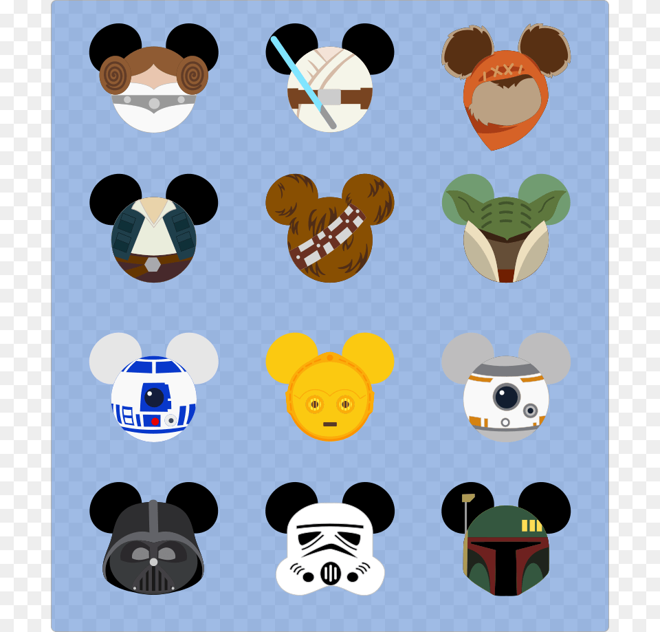 Star Wars Mickey Head, Person, Cream, Dessert, Food Free Png