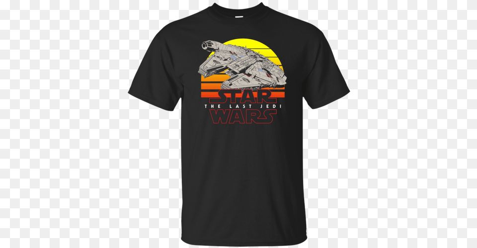 Star Wars Millennium Falcon Hyperdrive Graphic T Shirt Aniko Trailer Park Boy Shirts, Clothing, T-shirt Png Image