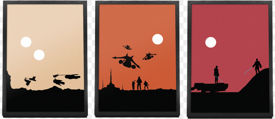Star Wars Minimalist Posters By Joe Elam, Silhouette, Art, Collage, Person Png