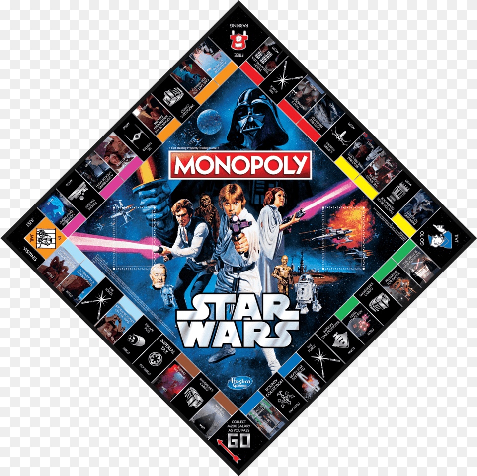 Star Wars Monopoly 40th Anniversary Edition 40th Anniversary Star Wars Monopoly, Adult, Person, Man, Male Png