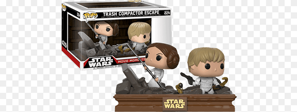 Star Wars Movie Moments Funko Pop, Book, Comics, Publication, Baby Png