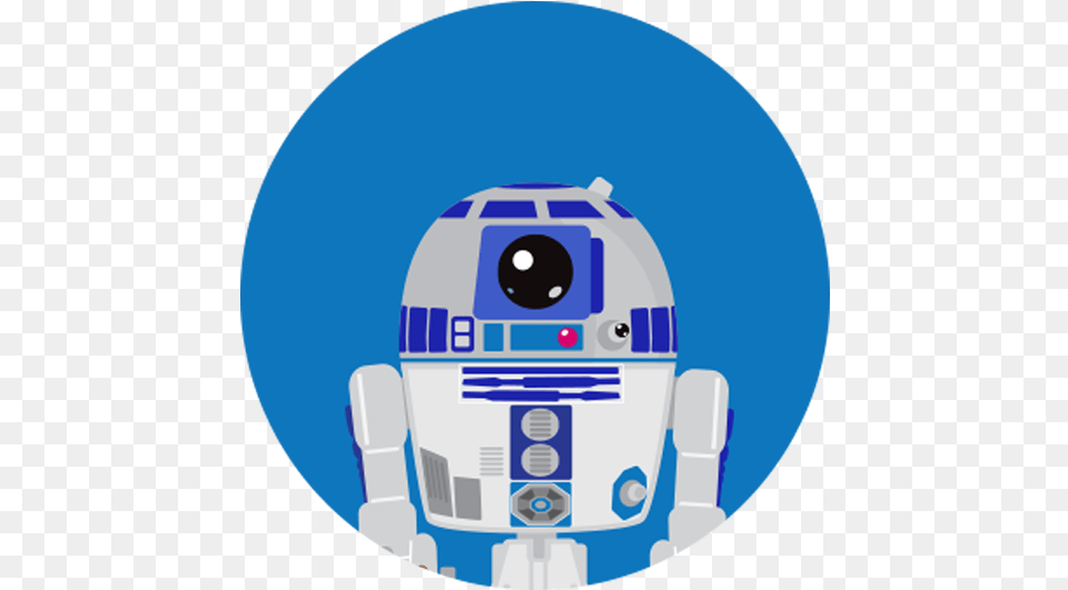 Star Wars Notebook R2d2 In A Circle, Robot, Disk Free Png Download