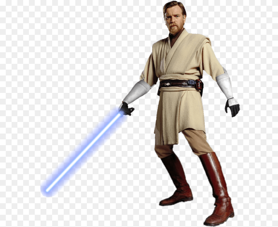 Star Wars Obi Wan Kenobi, Adult, Person, Man, Male Free Png