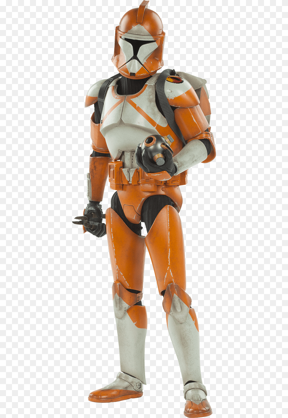 Star Wars Orange Clone Trooper, Helmet, Adult, Female, Person Png