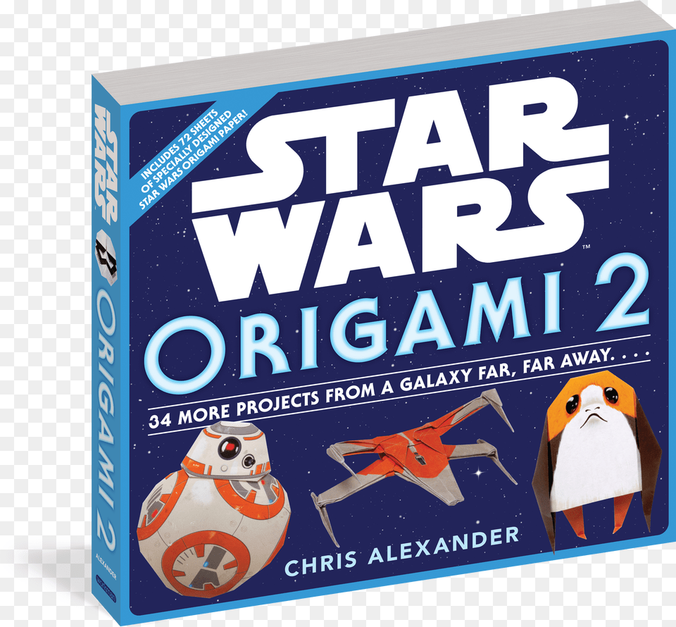 Star Wars Origami 2 34 More Projects From A Galaxy Far Away Star Wars Origami 2, Advertisement, Aircraft, Airplane, Transportation Free Png Download