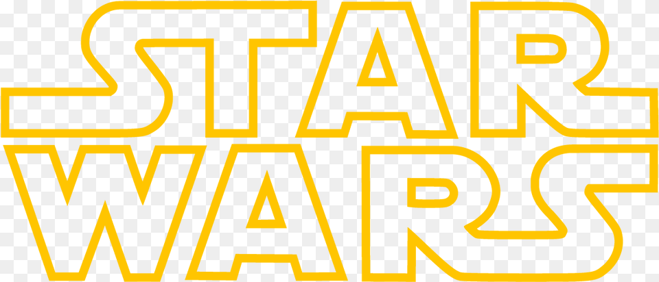 Star Wars Outline Logo Vector Star Wars Outline Logo, Scoreboard, Text Png