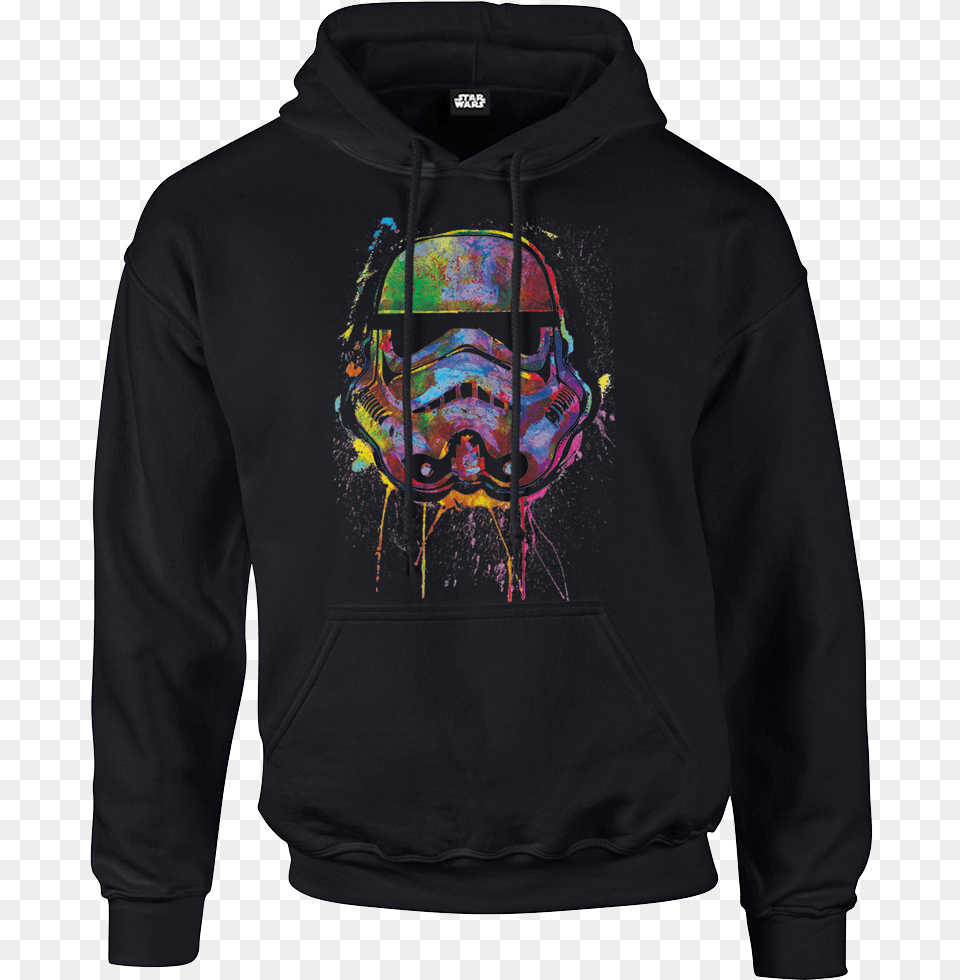Star Wars Paint Splat Stormtrooper Pullover Hoodie Star Wars Hoodie Stormtrooper, Clothing, Knitwear, Sweater, Sweatshirt Free Transparent Png