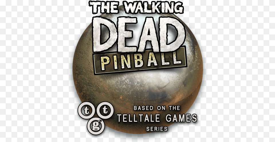 Star Wars Pinball 5 Walking Dead Pinball Logo, Sphere, Advertisement, Poster, Book Png Image