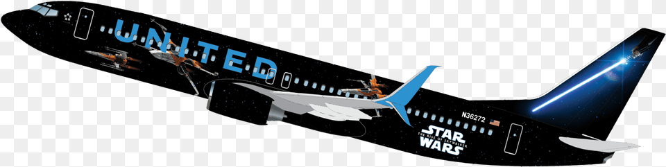 Star Wars Plane United, Aircraft, Airliner, Airplane, Transportation Free Png Download