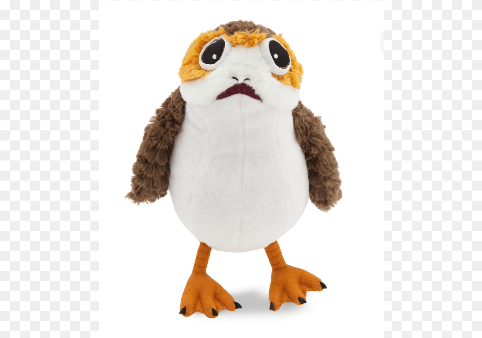 Star Wars Porg Pluche Medium Porg Plush Last Jedi, Toy, Animal, Beak, Bird Free Transparent Png