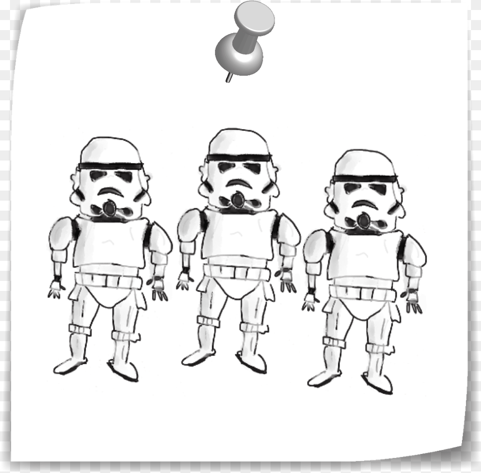 Star Wars Postit Cartoon, Art, Baby, Drawing, Person Free Png Download