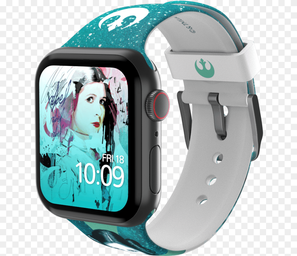 Star Wars Princess Leia Apple Watch 2 Strap Star Wars, Wristwatch, Arm, Body Part, Person Png Image