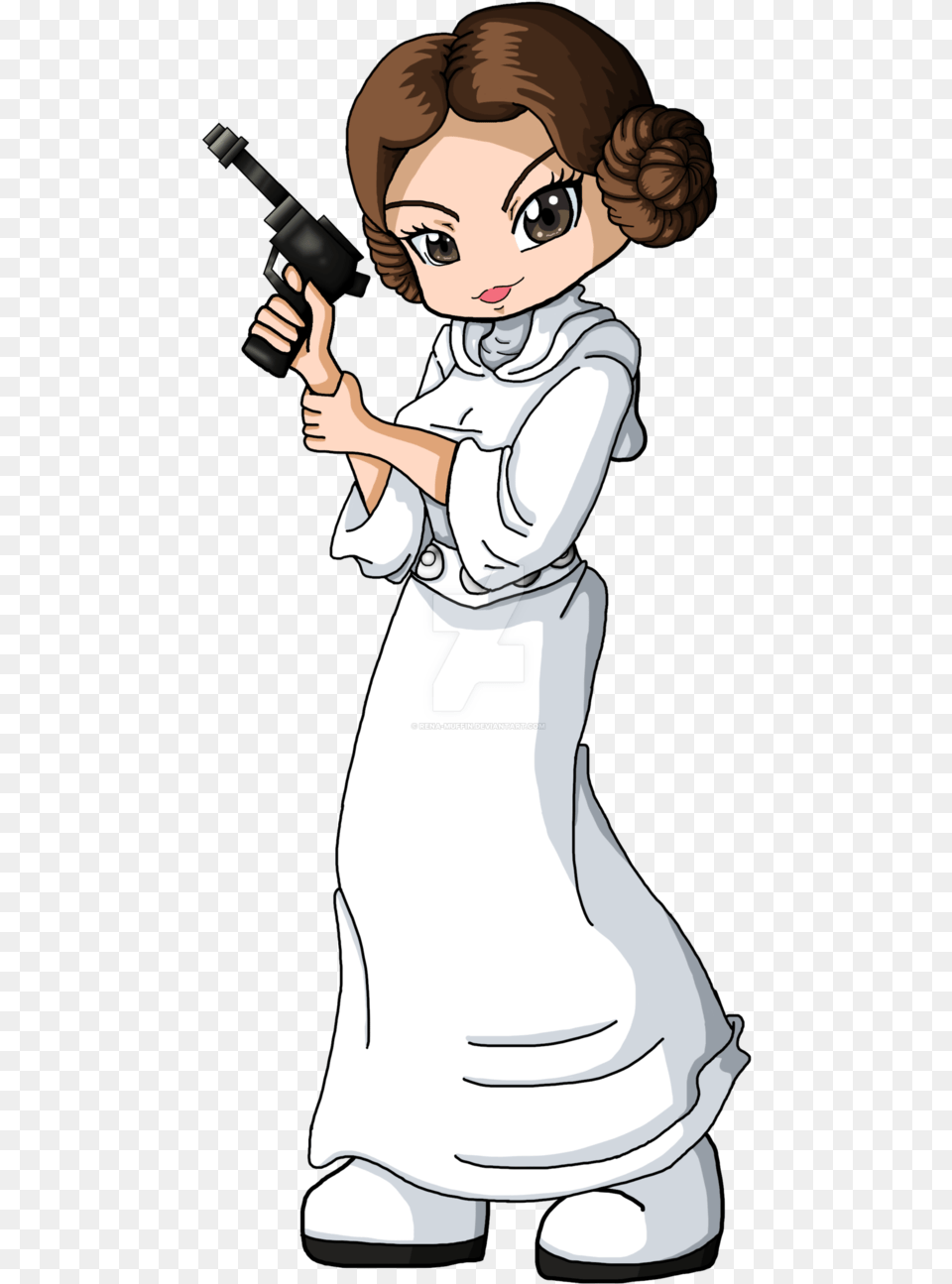 Star Wars Princess Leia Clipart Black And White Library Princess Leia Clipart, Photography, Adult, Person, Woman Png