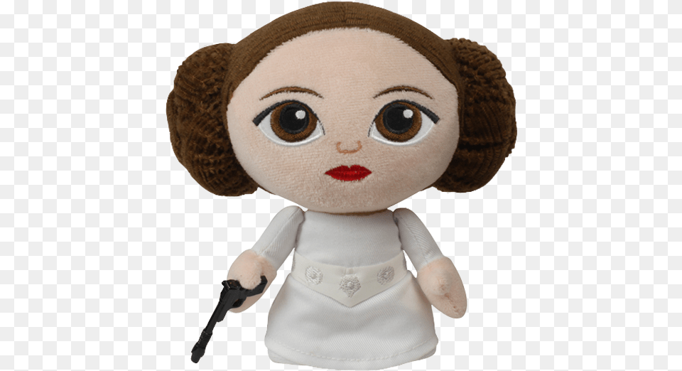 Star Wars Princess Leia Fabrikations Plush Princess Leia Toy, Doll, Face, Head, Person Png