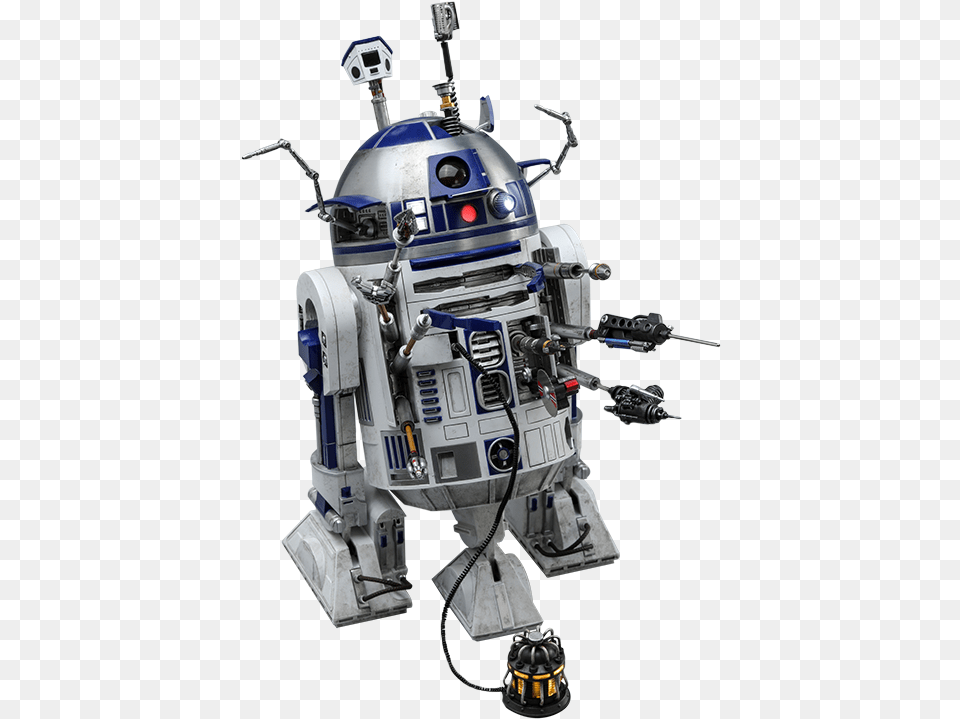 Star Wars R2d2 Dlx 16 Figure R2 D2, Robot, Device, Grass, Lawn Free Png Download