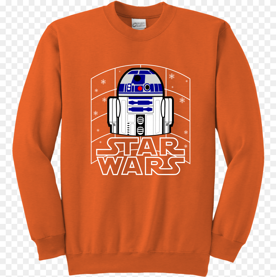 Star Wars R2d2 Droid T Shirt Boys Youth Crewneck Sweatshirt Star Wars, Clothing, Knitwear, Long Sleeve, Sweater Free Transparent Png